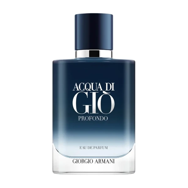 Frasco oficial de Acqua di Giò Profondo Eau de Parfum analisado em auditoria de compra e fixação real no clima brasileiro