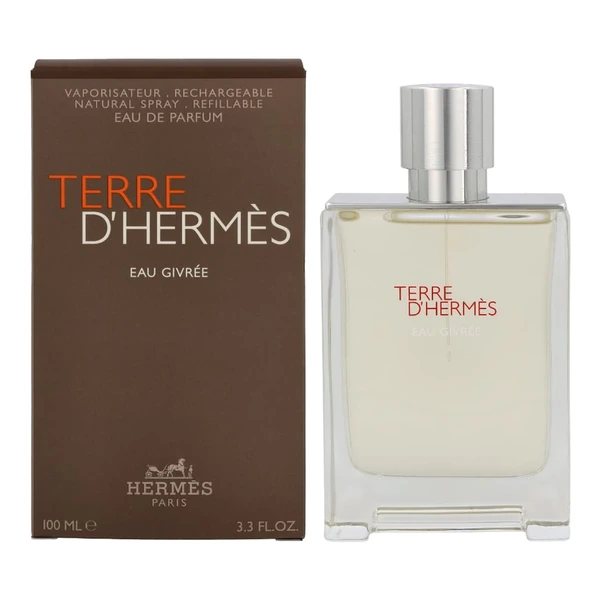 Frasco oficial de Terre d'Hermès Eau Givrée analisado em auditoria de compra e fixação real no clima brasileiro