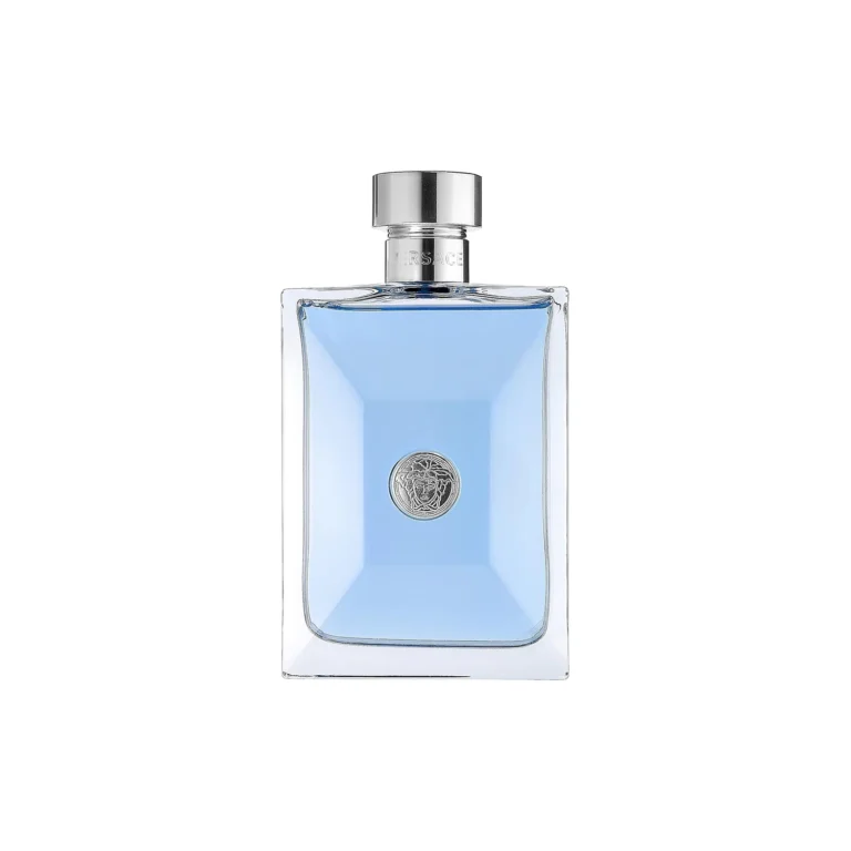 Frasco oficial de Versace Pour Homme Eau de Toilette analisado em auditoria pericial de fixação e desempenho real
