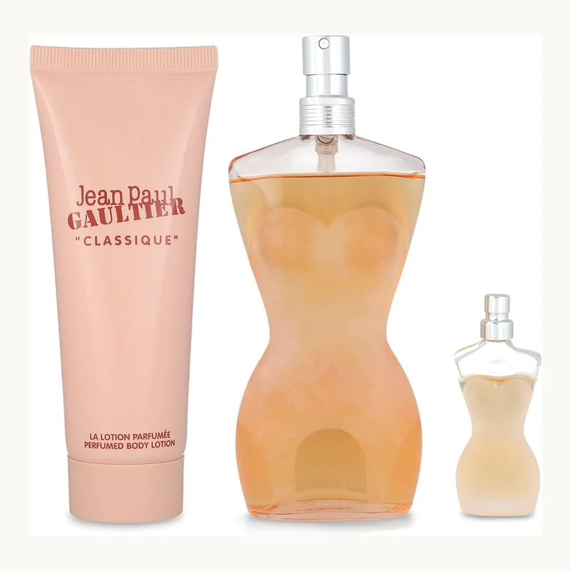 Jean Paul Gaultier Classique Eau de Toilette: busto feminino rosado vale a pena em fixação na pele e projeção.