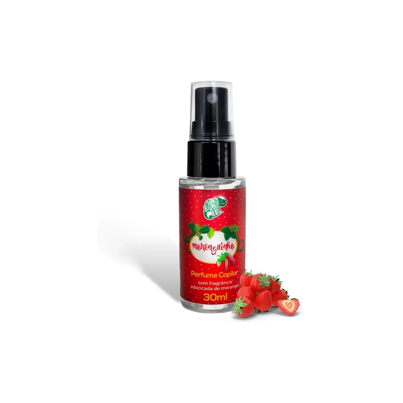 Kamaleão Color Moranguinho 30ml: opção barata de bolsa que vale a pena contra cheiro de fumaça e boa fixação nos fios.