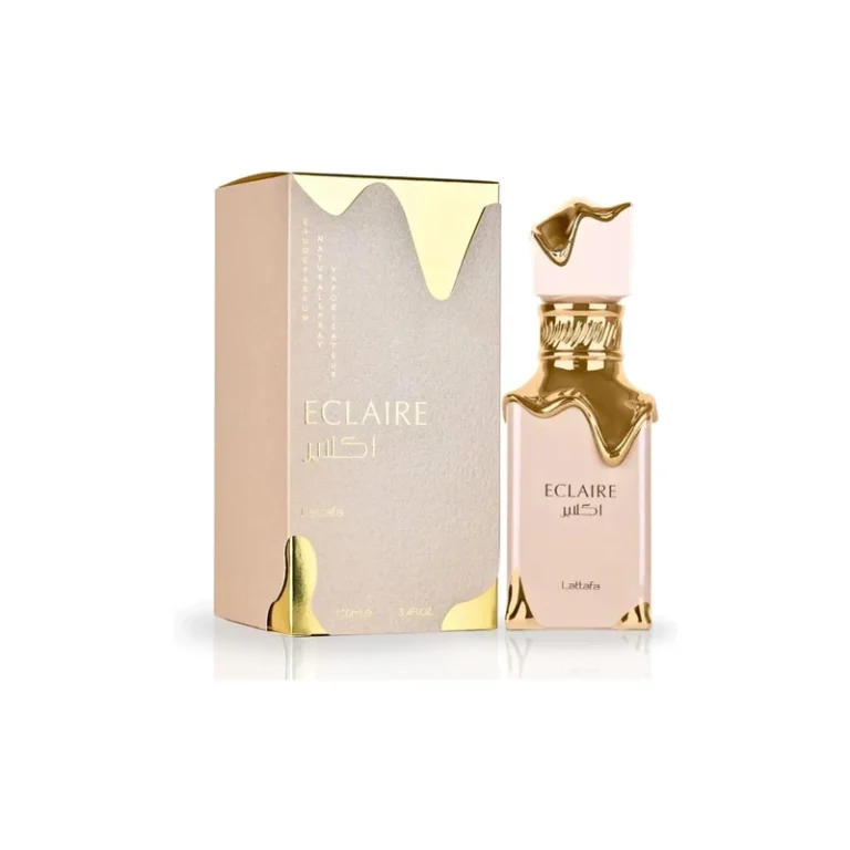 Lattafa Eclaire Eau de Parfum 100ml: perfume árabe Eclaire com foco em fixação na pele, projeção e se vale a pena comprar.