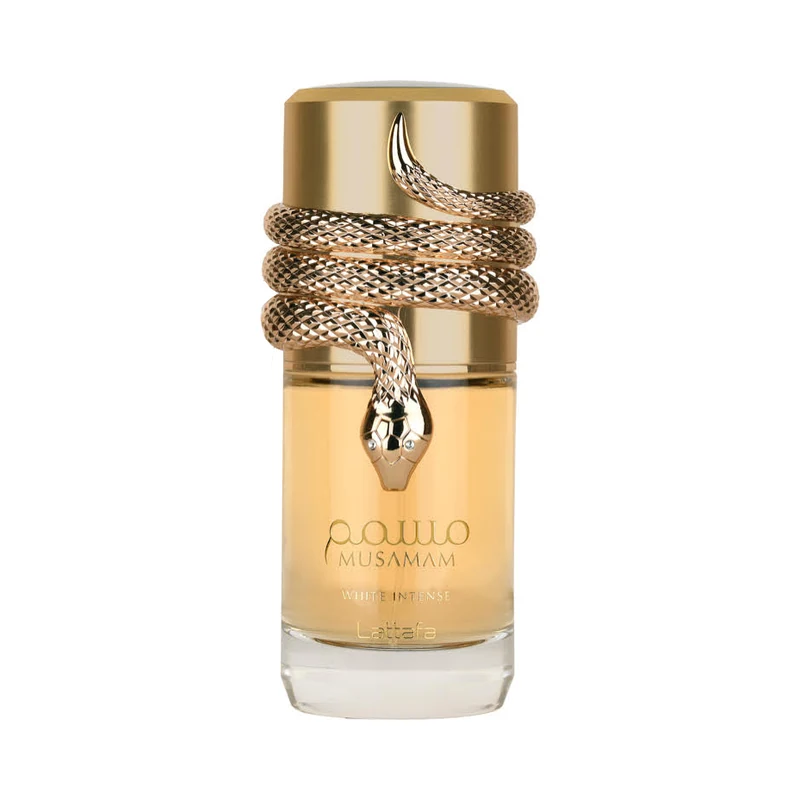 Lattafa Pride Musamam White Intense Eau de Parfum: frasco oficial vale a pena pela fixação na pele e projeção.