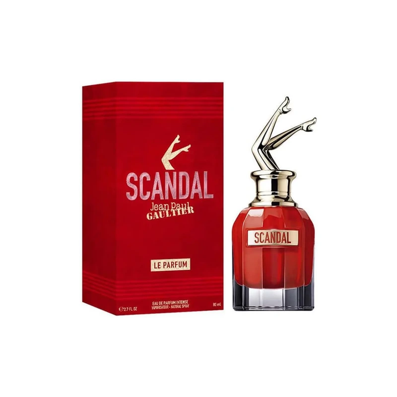 Jean Paul Gaultier Scandal Le Parfum 80ml: perfume scandal vermelho que vale a pena em fixação na pele e projeção.